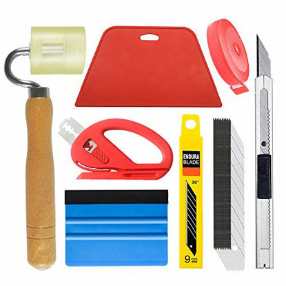 Picture of Wallpaper Tool Kit with Felt Squeegee Seam Roller for Wallpaper Contact Paper Adhesive Vinyl