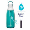 Picture of Brita Plastic Water Filter Bottle, 36 oz, Sea Glass