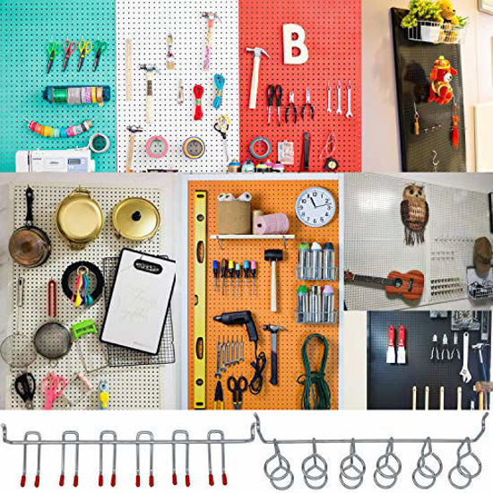 GetUSCart- 114 pcs Pegboard Hooks Assortment with Metal Hooks Sets