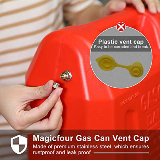 GetUSCart Magicfour Fuel Gas Can Vent Caps, 3 Pack Fuel Gas Can Vent