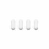 Picture of 4 Pcs 10mm(0.4inch) PTFE Magnetic Stirrer Mixer Stir Bar,White Color,Laboratory Bar,Stir Plate Bar,Stir Plate Magnet,Stir Rod Magnetic