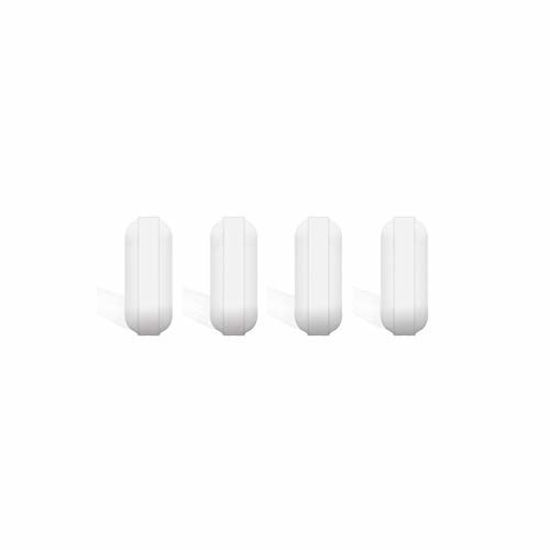 Picture of 4 Pcs 10mm(0.4inch) PTFE Magnetic Stirrer Mixer Stir Bar,White Color,Laboratory Bar,Stir Plate Bar,Stir Plate Magnet,Stir Rod Magnetic