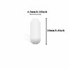 Picture of 4 Pcs 10mm(0.4inch) PTFE Magnetic Stirrer Mixer Stir Bar,White Color,Laboratory Bar,Stir Plate Bar,Stir Plate Magnet,Stir Rod Magnetic