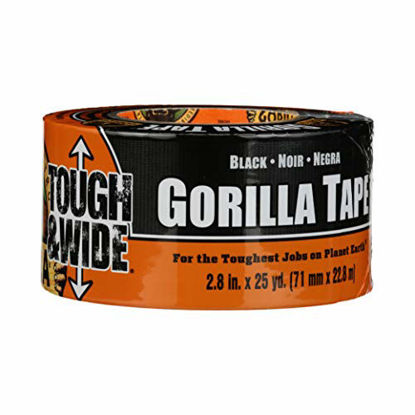 Picture of Gorilla Tough & Wide Utility Tape, 1 Pack, Black