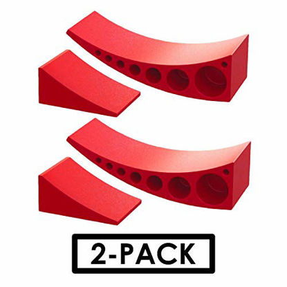 Picture of 2-Pack Camper Leveler, Chock Kit | Andersen 3604 x2 | Less Than 5 Minutes to Level Your Camper or Trailer | Levelers for RV | Simply Drive On. Chock. Done. | Faster and Easier Than RV Leveling Blocks!