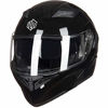 Picture of ILM Motorcycle Dual Visor Flip up Modular Full Face Helmet DOT 6 Colors (L, GLOSS BLACK)