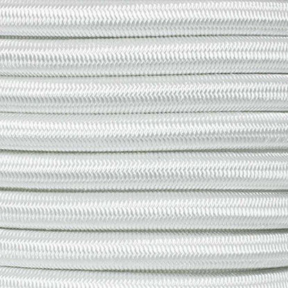 Picture of PARACORD PLANET Bungee Nylon Shock Cord 2.5mm 1/32", 1/16", 3/16", 5/16", 1/8, 3/8", 5/8", 1/4", 1/2 inch Crafting Stretch String 10 25 50 & 100 Foot Lengths Made in USA