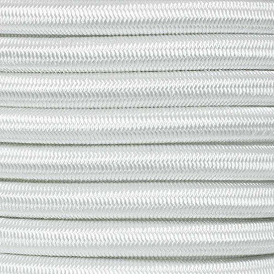 Picture of PARACORD PLANET Bungee Nylon Shock Cord 2.5mm 1/32", 1/16", 3/16", 5/16", 1/8, 3/8", 5/8", 1/4", 1/2 inch Crafting Stretch String 10 25 50 & 100 Foot Lengths Made in USA