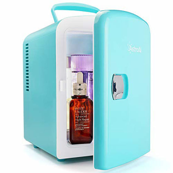 GetUSCart AstroAI Mini Fridge 4 Liter/6 Can AC/DC Portable