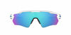 Picture of Oakley Men's OO9208 Radar EV Path Polarized Shield Sunglasses, Polished White & Black/Prizm Sapphire, 38 mm