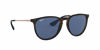 Picture of Ray-Ban Women's RB4171 Erika Polarized Round Sunglasses, Havana/Dark Blue, 54 mm