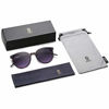 Picture of SOJOS Retro Round Sunglasses for Women Oversized Mirrored Glasses DOLPHIN SJ2068 with Purple Marble Frame/Gradient Grey&Purple Lens
