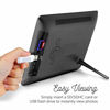 Picture of Aluratek 8" LCD Digital Photo Frame w/4GB Built-In Mem & USB SD/SDHC Support (ADMPF108F)