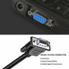 Picture of EVISWIY DB9 Cable Male to Female Extension Straight Through 3M 10 Foot 9 Pin Serial RS232 Cable M/F Black 2 Pack