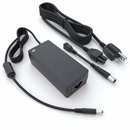 Picture of PowerSource 65W 45W UL Listed Charger for Dell-Inspiron 15-3000 15-5000 15-7000 11-3000 13-5000 13-7000 17-5000 XPS 13 Series 5559 5558 5755 5758 14 Foot Extra Long AC Adapter Laptop Power Supply Cord