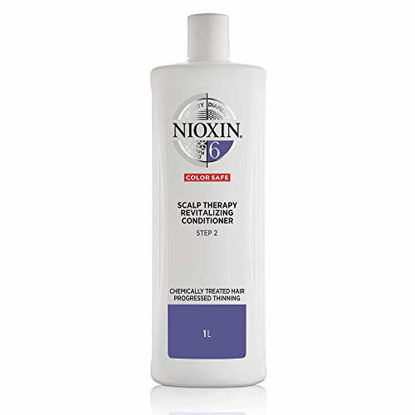 Picture of Nioxin System 6 Scalp Therapy Conditioner for Chemically-Treated Hair with Progressed Thinning, 33.8 oz