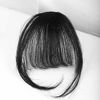 Picture of BOGSEA Bangs Hair Clip in Bangs Real Human Hair Wispy Bangs Fringe with Temples Hairpieces for Women Clip on Air Bangs Flat Neat Bangs Hair Extension for Daily Wear (Natural Black)