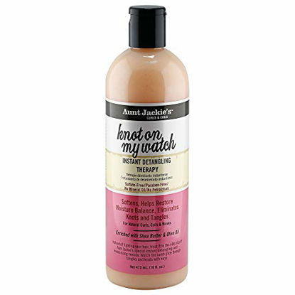 Picture of Aunt Jackie's Curls and Coils Quench Moisture Intensive Leave-In Hair Conditioner for Natural Curls, Coils and Waves, Enriched with Shea Butter