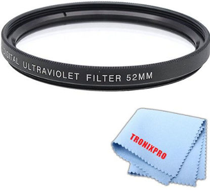 Picture of Tronixpro 52mm Pro Series High Resolution Digital Ultraviolet UV Protection Filter + Tronixpro Microfiber Cloth
