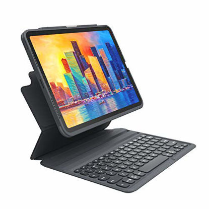Picture of ZAGG - Pro Keys Wireless Keyboard and Detachable Case - Compatible with The Apple iPad Air (4th Gen) - iPad 10.9 inch (103406884)