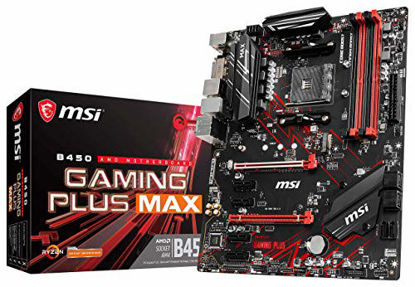 Picture of MSI Performance Gaming AMD Ryzen 2ND and 3rd Gen AM4 M.2 USB 3 DDR4 DVI HDMI Crossfire ATX Motherboard (B450 GAMING PLUS Max)