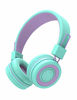Picture of iClever BTH02 Kids Headphones, Kids Wireless Headphones with MIC, 22H Playtime, Bluetooth 5.0 & Stereo Sound, Foldable, Adjustable Headband, Childrens Headphones for iPad Tablet Home School, Green