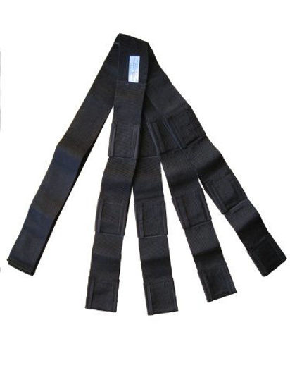 Picture of Forearm Forklift Painter's Lifting and Moving Straps for Furniture, Appliances, Mattresses or Heavy Objects up to 800 Pounds 2-Person, Model L74995PMS, Jet Black, 2 Count