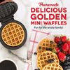 Picture of Dash DMW100LP Machine for Individual, Paninis, Hash Browns, & other Mini waffle maker, 4 inch, Orange Leopard