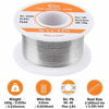 Picture of WYCTIN Diameter 0.6mm 100g 60/40 Active Solder Wire with Resin Core for Electrical Repair Soldering Purpose