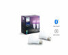 Picture of Philips Hue White and Color Ambiance 2-Pack A19 LED Smart Bulb, Bluetooth & Zigbee Compatible (Hue Hub Optional), Works with Alexa & Google Assistant - A Certified for Humans Device