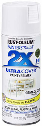 Picture of Rust-Oleum 249060-6 PK Painter's Touch 2X Ultra Cover, 6 Pack, Semi-Gloss White