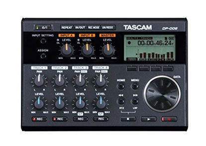 Picture of Tascam DP-006 6-Track Digital Pocketstudio Multi-Track Audio Recorder