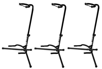 Picture of On Stage XCG4 Velveteen Padded Tubular Guitar Stand - (3 Pack)