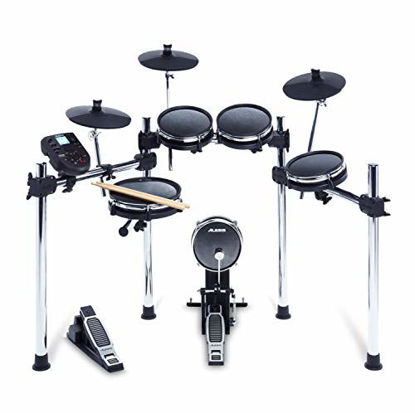Picture of Alesis Surge Mesh Kit, Eight-Piece Electronic Drum Kit with Mesh Heads, 40 Kits, 385 Sounds, 60 Play-Along Tracks, USB/MIDI Connectivity