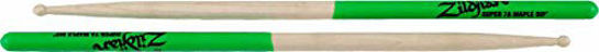 Picture of Zildjian Super 7A Maple Green DIP Drumsticks
