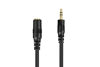 Picture of Movo MC20 3.5mm Audio Cable - 3.5mm TRS Female to Male 20ft Extension Cord for Microphones, Headphones, and More