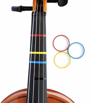 Picture of 3 Mini Color Violin Fingering Tape for Fretboard Note Positions