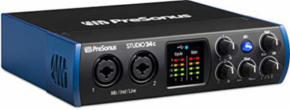 Picture of PreSonus Studio 24c 2x2, 192 kHz, USB-C Audio Interface, 2 Mic Pres-2 Line Outs