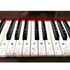 Picture of Piano Keyboard Stickers for 88/61/54/49/37 Key, Bold Large Letter Piano Stickers for Learning, Removable Piano Keyboard Letters, Notes Label for Beginners and Kids, Multicolor