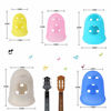 Picture of 50pcs Guitar Silicone Finger Protection Finger Protector Covers Caps in 5 Sizes