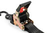 Picture of Camco Heavy Duty Retractable Ratchet Tie Down Straps for Hauling and Transporting- 2" Width, Dual Hook, 2,500 lb Break Strength, Securely Tie Down Boats, ATVs, and More (50031)