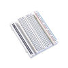 Picture of ELEGOO 3PCS 400 tie-Points breadboard, 4 Power Rails for Jumper Wire