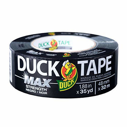 Picture of Duck Max Strength 240867 Duct Tape, 1-Pack 1.88 Inch x 35 Yard Black