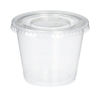 Picture of [100 Sets - 5.5 oz.] Plastic Disposable Portion Cups With Lids, Souffle Cups, Condiment Cups