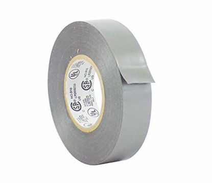 Picture of WOD ETC766 Professional Grade General Purpose Gray Electrical Tape UL/CSA listed core. Vinyl Rubber Adhesive Electrical Tape: 3/4inch X 66ft. - Use At No More Than 600V & 176F (Pack of 1)