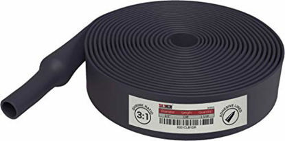 Picture of Dual Wall Adhesive Marine Heat Shrink - 10 Ft Roll - 1/2 Inch Diameter - Black