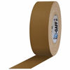 Picture of 2" Width ProTapes Pro Gaff Premium Matte Cloth Gaffer's Tape With Rubber Adhesive, 11 mils Thick, 55 yds Length, Tan (Pack of 1)