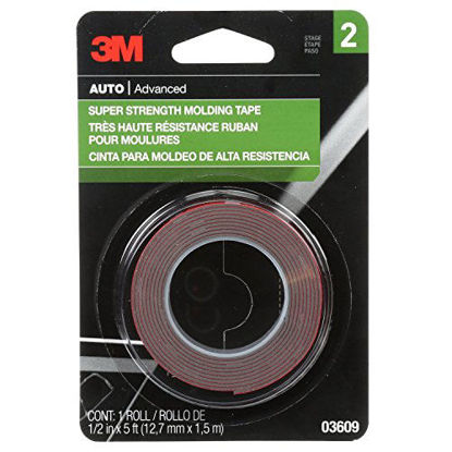 Picture of 3M Super Strength Molding Tape, 03609, 1/2 in x 5 ft