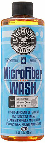 Picture of Chemical Guys CWS_201_16 Microfiber Wash Cleaning Detergent Concentrate (16 oz),orange