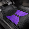 Picture of FH Group F11313PURPLE Rubber Floor Mat (Purple Full Set Trim to Fit Mats)